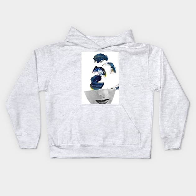 Cup of Blue Kids Hoodie by AFKnott